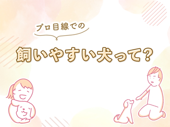 プロ目線での飼いやすい犬って?