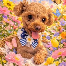 ティーカッププードルの子犬