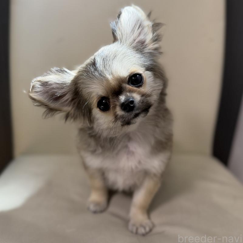 販売中の山梨県のチワワ(ロングコート)-431128の2枚目