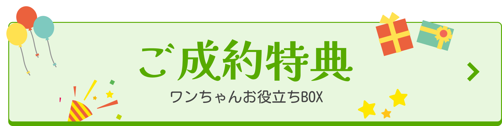 成約者に豪華ご成約特典プレゼント!